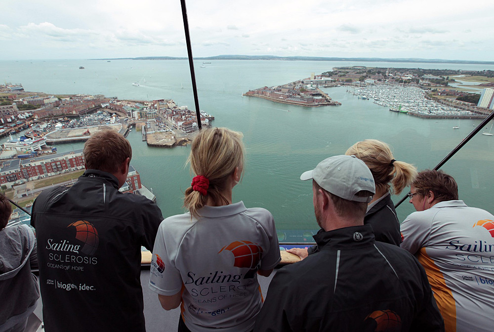 Blick auf Portsmouth