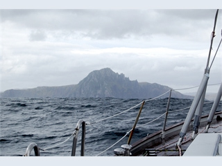 Bernt L&uuml;chtenborg zu Beginn der zweiten Umrundung