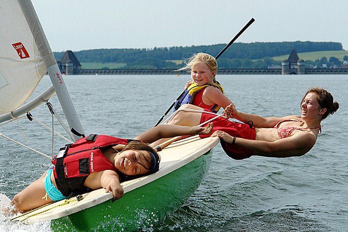 Segelnachwuchs nutzt den Segel-Traumsommer zum Training