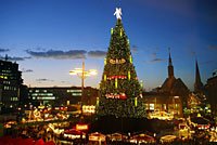 Weihnachtsmarkt Dortmund mit welth&ouml;chstem Weihnachtsnbaum