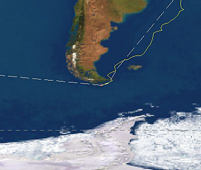 AVIVA-Postion an Kap Hoorn
