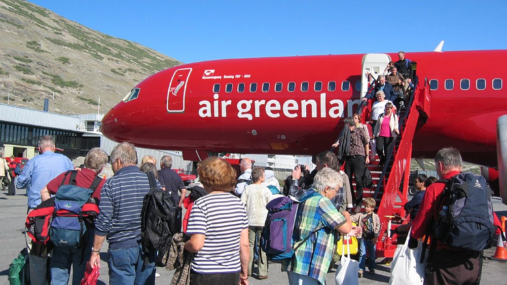 Ankunft in Gr&ouml;nland bei +20 Grad
