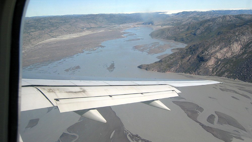 Anflug auf Kangerlussuaq