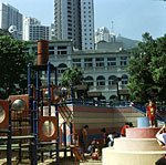 Kinderspielplatz im Victoriapark