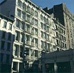 alte Feuerleitern in Soho
