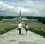 Nils und Lars im Frognerpark Oslo