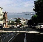 Powellstreet- Blick auf Alcatraz