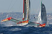 Sodebo/Thomas Coville holt 2005 neuen Ost-West-Atlantikrekord