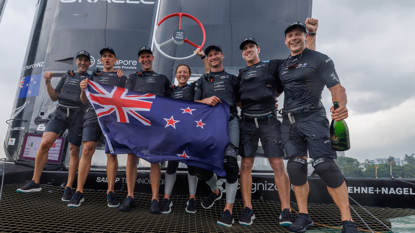 Singapore Sail Grand Prix gewinnt Team New Zealand