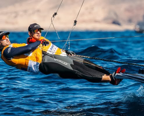 Frankreich holt sich zum ersten Mal überhaupt den Weltmeistertitel im 49er und die Niederlande holen sich die 49erFX Krone zurück