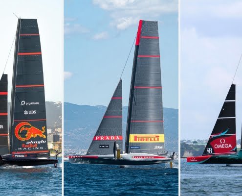 37th America`s Cup : Aufschlussreiche Enthüllungen – der neue AC75 sind auf dem Wasser